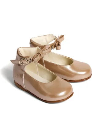 BONPOINT Ballerines en cuir à détail de nœud