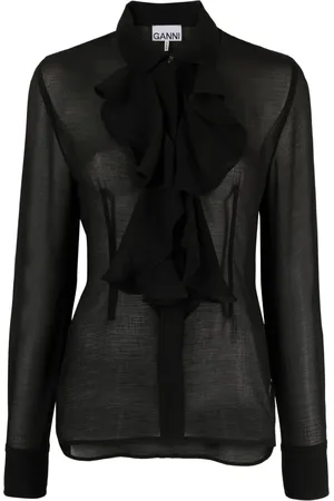 Ganni Chemise mi-longue plissée