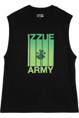 Izzue Débardeur en coton à logo imprimé