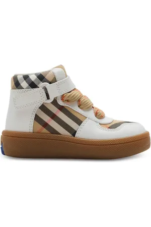 Burberry Baskets montantes à carreaux