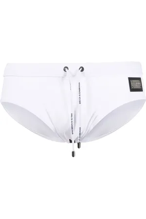 Dolce & Gabbana Maillot de bain à plaque logo