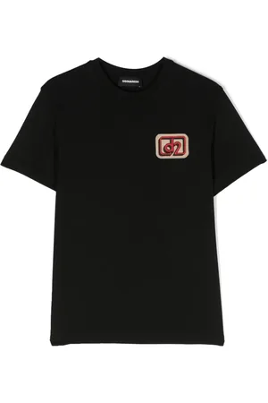 Dsquared2 T-shirt en coton à patch logo
