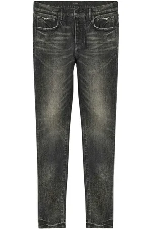 Purple Brand Jean slim à effet délavé
