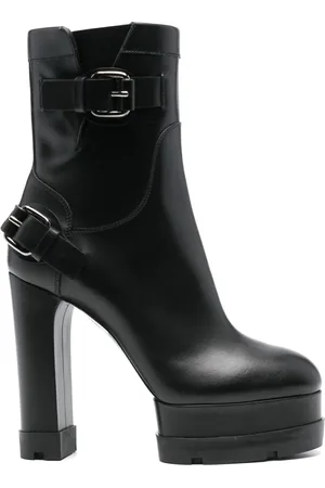 Casadei Bottines en cuir 130 mm