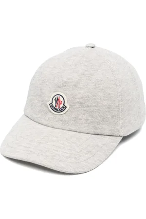 Moncler Casquette en coton à patch logo