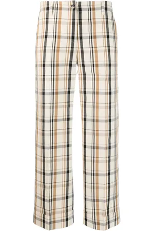ALBERTO BIANI Pantalon court à carreaux