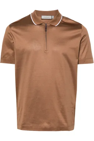 CANALI Polo à col zippé