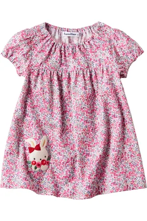 Familiar Robe mi-longue en coton à fleurs