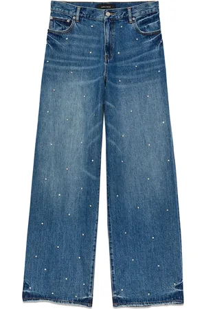 Purple Brand Jean ample à strass