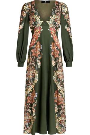 Etro Robe en serge à fleurs