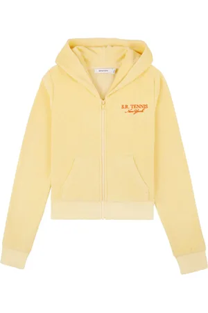Sporty & Rich Hoodie Tennis en tissu éponge