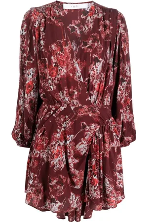 IRO Robe Azula à fleurs