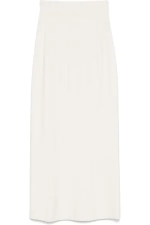 MUGLER Jupe mi-longue à détail de sangles