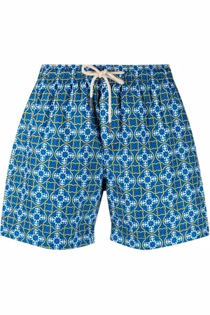 PENINSULA SWIMWEAR Short de bain à taille à lien de resserrage