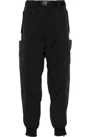 Y-3 Pantalon de jogging à effet froissé