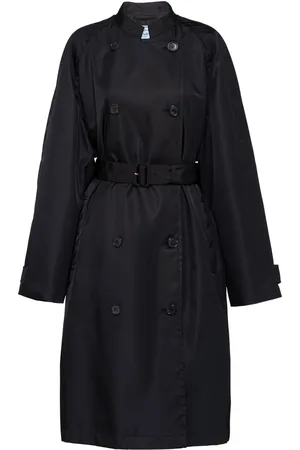 Prada Imperméable Re-Nylon à boutonnière croisée