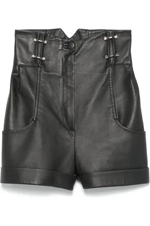 MITILIANE COUTURE Short en cuir à piercings