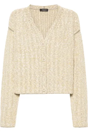 Fabiana Filippi Cardigan en tweed à ornements métallisés