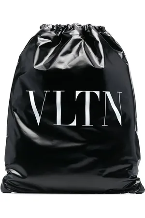 VALENTINO GARAVANI Sac à dos VLTN en cuir verni