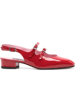 Carel Escarpins Peche en cuir verni