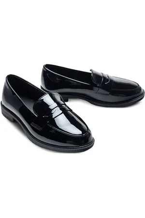 M. Moustache Mocassins vernis à entaille penny