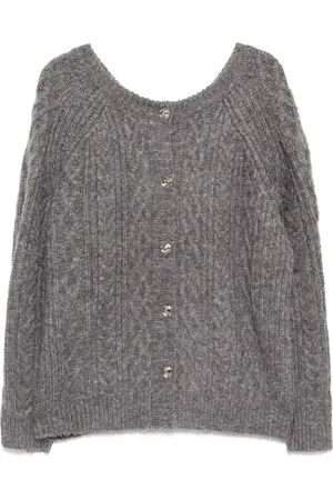 tout a coup Cardigan en maille torsadée
