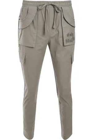 Only the Blind Pantalon en sergé à poches cargo