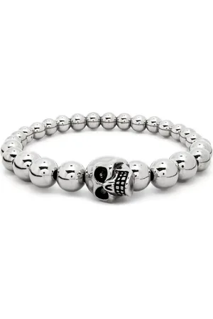 Alexander McQueen Bracelet à breloque tête de mort