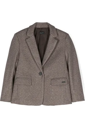 MONNALISA Blazer à ornements en cristal