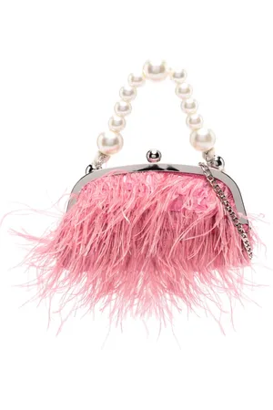 MONNALISA Pochette à détails de plumes