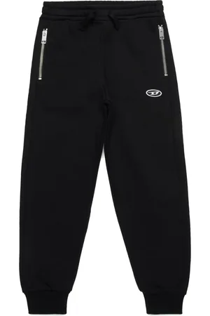 Diesel Pantalon de jogging à logo appliqué