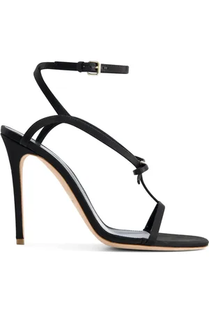 Giambattista Valli Sandales en satin à détail de nœud 90 mm