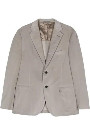 corneliani Blazer côtelé à simple boutonnage