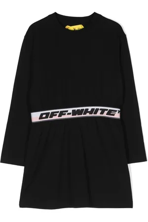 OFF-WHITE Robe en coton à logo imprimé