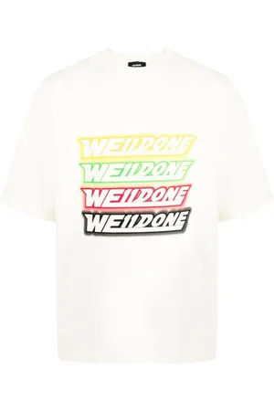 We11 Done T-shirt à logo imprimé