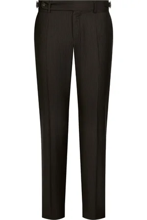 Dolce & Gabbana Pantalon fuselé à fines rayures