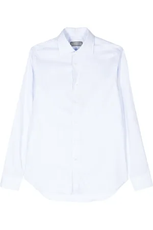 CANALI Chemise en coton à rayures