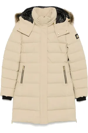 Moose Knuckles Manteau orné de fourrure artificielle