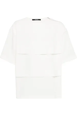 SONGZIO T-shirt superposé à épaules tombantes