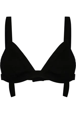 Natasha Zinko Soutien-gorge nervuré à logo brodé