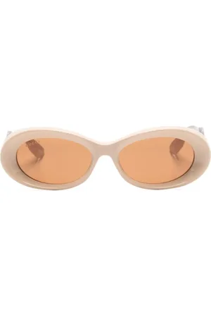 Gucci Lunettes de soleil à monture ovale