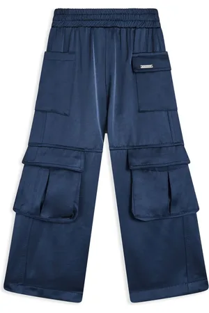 MONNALISA Pantalon en satin à poches cargo