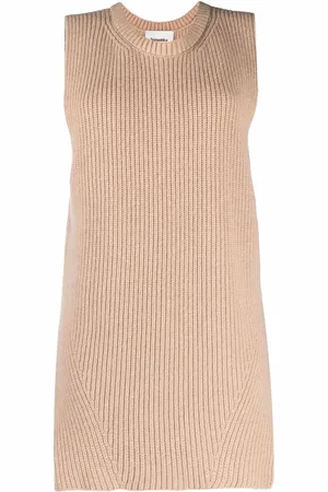 Nanushka Débardeur oversize en maille nervurée