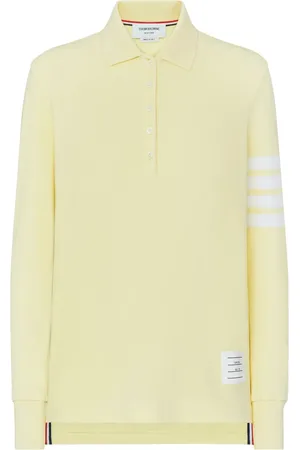 Thom Browne Polo à détail 4 bandes signature