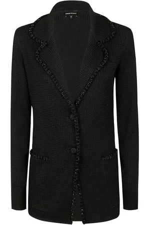 Emporio Armani Blazer à ornements en cristal