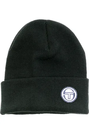 Sergio Tacchini Bonnet en maille nervurée à patch logo