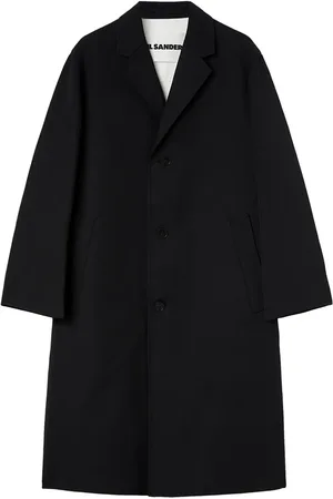 Jil Sander Manteau boutonné à revers crantés