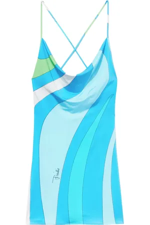 Puccini Robe courte à imprimé Marmo