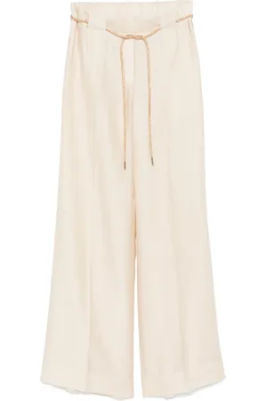 Blugirl Pantalon palazzo à taille ceinturée