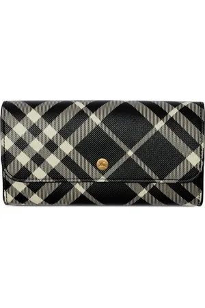 Burberry Portefeuille continental à carreaux